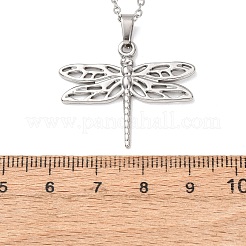 304 Stainless Steel Pendant Cable Chain Necklaces for Men Women&nbsp;NJEW-K308-03B-P