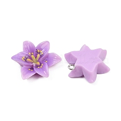 Opaque Resin Pendants&nbsp;CRES-D328-04