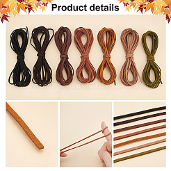 7 Bundles 7 Colors Faux Suede Cord&nbsp;LW-PH0002-22