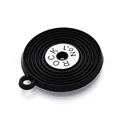 Spray Painted Alloy Enamel Pendants&nbsp;ENAM-T024-31