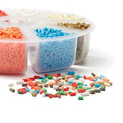 8000Pcs 8 Colors Handmade Polymer Clay Sprinkle Beads&nbsp;CLAY-YW0001-13C