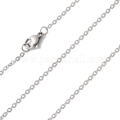 4Pcs 304 Stainless Steel Cable Chain Necklace Making&nbsp;STAS-FS0001-81P
