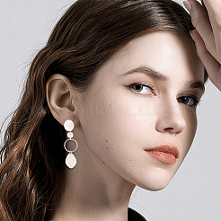 40Pcs 2 Colors 304 Stainless Steel Stud Earings Finding&nbsp;STAS-SC0010-40