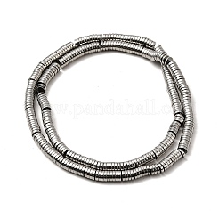Non-magnetic Synthetic Hematite Beads Strands&nbsp;G-K011-4x1mm-03
