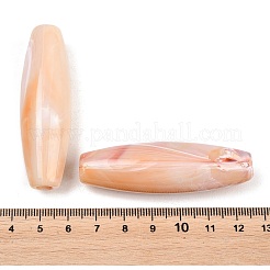 Two Tone Opaque Acrylic Imitation Gemstone Beads&nbsp;OACR-T033-09A