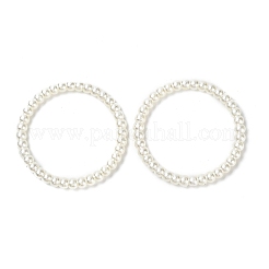 Acrylic Imitation Pearl Linking Rings&nbsp;BJEW-D056-01