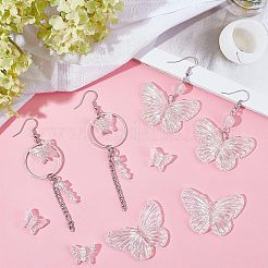 Electroplated 3D Resin Pendants&nbsp;DIY-OC0007-71