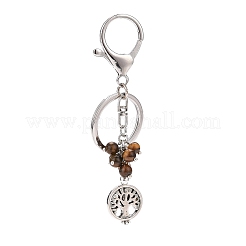 Natural Mixed Gemstone Keychain&nbsp;KEYC-JKC00426