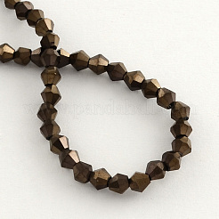 Electroplate Glass Bead Strands&nbsp;EGLA-R094-4mm-06