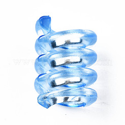 Transparent Acrylic European Beads&nbsp;TACR-S149-22