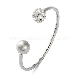 304 Stainless Steel Cuff Bangles&nbsp;BJEW-A036-05P