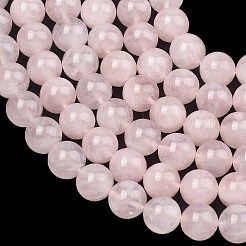 Natural Madagascar Rose Quartz Beads Strands&nbsp;G-Z146-A01-10mm-02