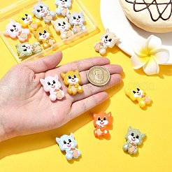 16Pcs 8 Colors Silicone Focal Beads&nbsp;SIL-CJ0001-79