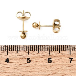 304 Stainless Steel Stud Earring Findings&nbsp;STAS-K306-73G