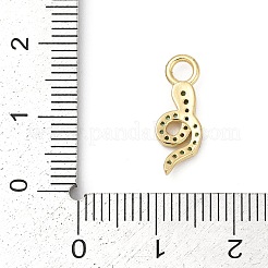 Brass Micro Pave Cubic Zirconia Pendants&nbsp;KK-G526-12G-02