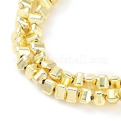 Electroplated Synthetic Non-Magnetic Hematite Beads Strands&nbsp;G-U003-14A