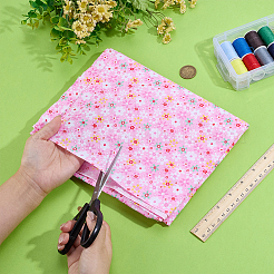 Flower Pattern Cotton Fabric&nbsp;DIY-WH0591-275D