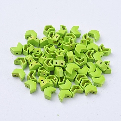 Spray Painted Alloy Multi-Strand Links&nbsp;PALLOY-G268-L01-029