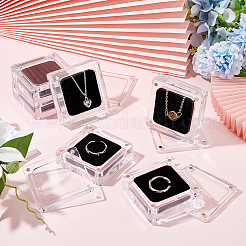 Transparent Plastic Jewelry Display Stands&nbsp;LS-ODIS-WH0029-36