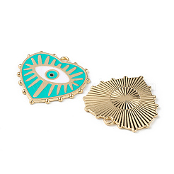 Rack Plating Alloy Enamel Pendants&nbsp;ENAM-K067-05F