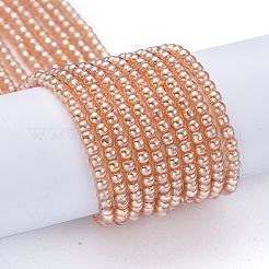 Electroplate Glass Beads Strands&nbsp;EGLA-K014-A-PL02