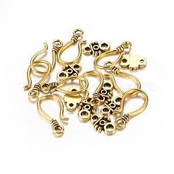 Alloy Hook Clasps&nbsp;X-PALLOY-2781-AG-LF