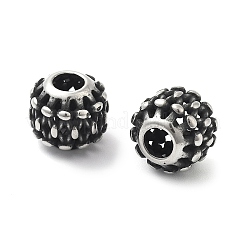 304 Stainless Steel European Beads&nbsp;STAS-V008-45AS