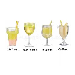 16Pcs 4 Style Imitation Juice Goblet Draft Beer Pendants&nbsp;CRES-ZZ0001-01