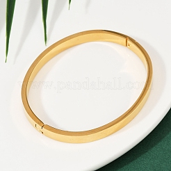 201 Stainless Steel Bangles for Women&nbsp;BJEW-B138-05G