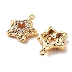 Rack Plating Brass Micro Pave Cubic Zirconia Pendants&nbsp;KK-K333-88G