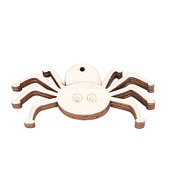 Spider Shape Halloween Blank Wooden Cutouts Ornaments&nbsp;WOOD-L010-02