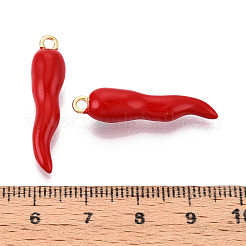 Brass Enamel Pendants&nbsp;KK-N257-50G