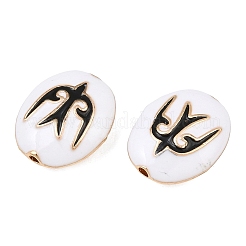 Brass Enamel Beads&nbsp;KK-CBA7BFE-01G-01