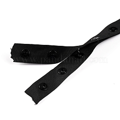 Polyester Sewing Snap Button Tape&nbsp;DIY-WH0325-35B