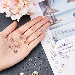 90Pcs 3 Colors 304 Stainless Steel Snap on Bails&nbsp;STAS-DC0012-26