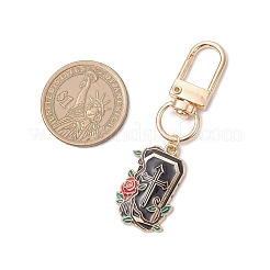 Halloween Theme Alloy Enamel Pendant Decorations&nbsp;HJEW-JM03748