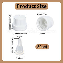 PP Plastic Screw Caps&nbsp;AJEW-WH0248-774B