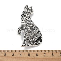 Persian Cat Alloy Brooches&nbsp;JEWB-Q004-03AS