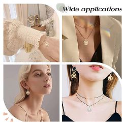 10Pcs 2 Colors Brass Pendants&nbsp;KK-BBC0016-17