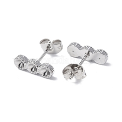 Non-Tarnish 304 Stainless Steel Stud Earring Findings&nbsp;LS-STAS-F286-08P