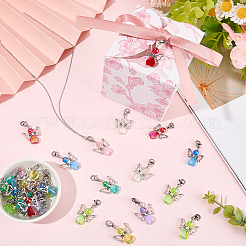 1 Bag Acrylic & Alloy Pendant Decorations&nbsp;HJEW-BM0001-84