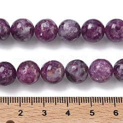 Natural Lepidolite/Purple Mica Stone Beads Strands&nbsp;G-C270-O05-15