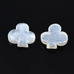 Spray Painted Transparent Resin Cabochons&nbsp;CRES-S302-61A