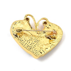 Butterfly Alloy Resin Lapel Pin Brooches for Clothes&nbsp;RB-CBAFC3E-02G