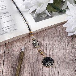 Glass & Acrylic Bookmark&nbsp;HJEW-CP00085