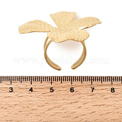 304 Stainless Steel Cuff Open Rings&nbsp;RJEW-P182-04G