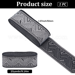 Polyester Embroidery Paillette Ribbon&nbsp;OCOR-WH20003-46
