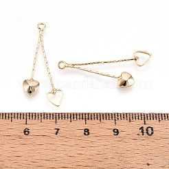 Brass Chain Tassel Pendants&nbsp;X-KK-N231-59G-NF