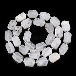 Natural Rainbow Moonstone Beads Strands&nbsp;G-T138-24