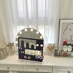 Opaque Acrylic Earring Display Stands&nbsp;EDIS-WH0016-017B